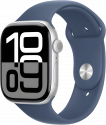 ساعة ذكية ابل الجيل العاشر (46mm) الومنيوم فضى
