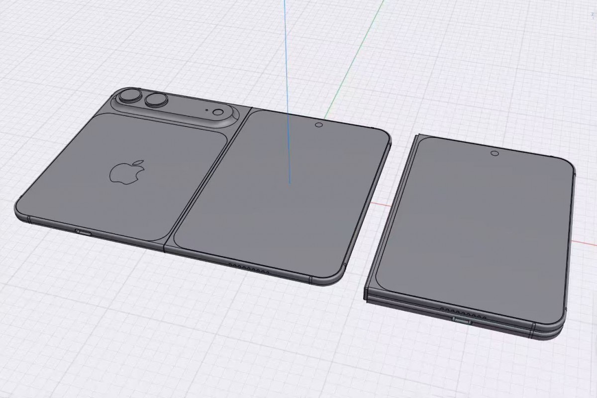 iPhone Fold with a 5.5-inch 4:3 external display