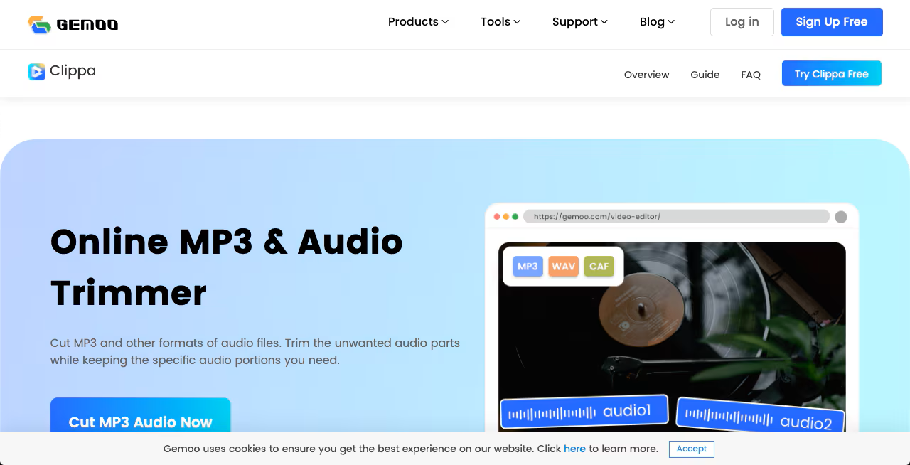 Top 5 Free Online Audio Cutter Websites