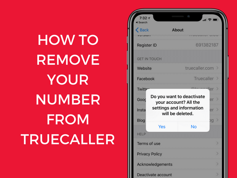 How to permanently remove your number from Truecaller