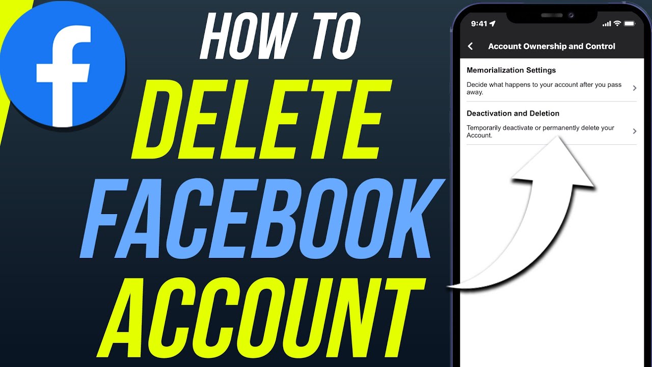 How to permanently delete a Facebook account