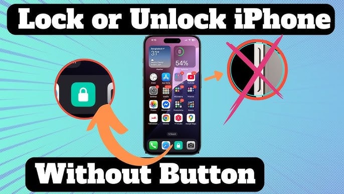 How to lock your phone screen without the power button