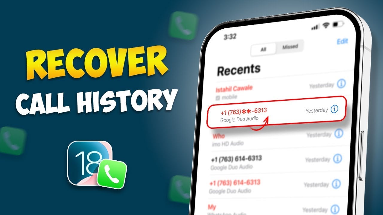 How to Recover Deleted iPhone Call History