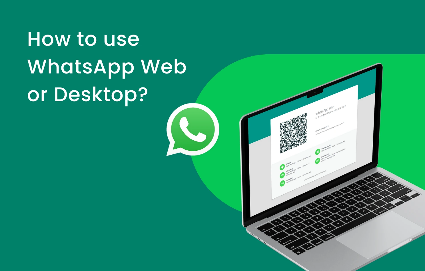 Run WhatsApp on your computer without any software
