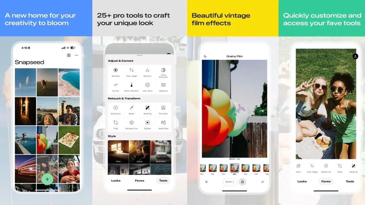 تطبيق Snapseed لتعديل الصور باحترافية