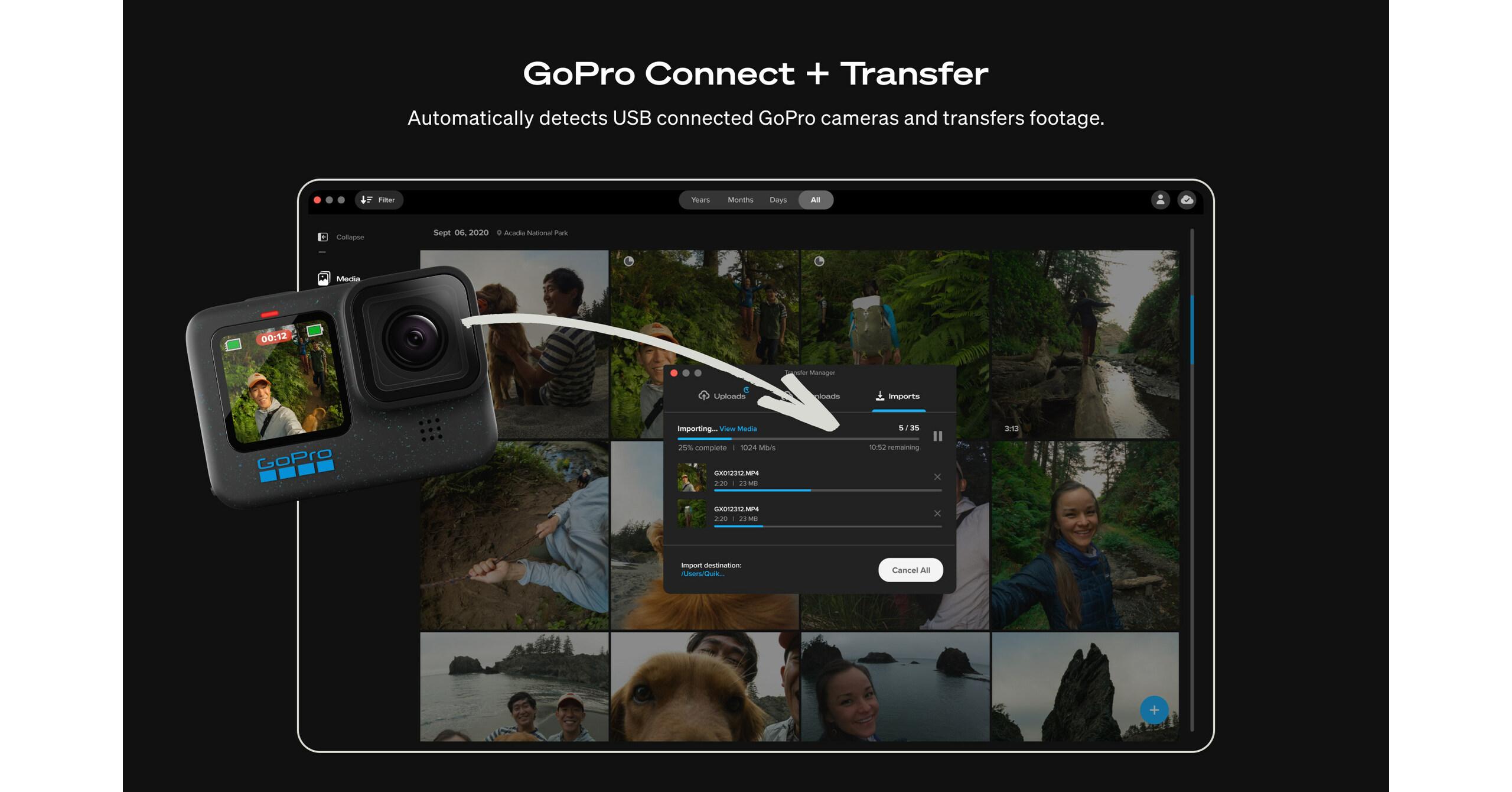 تطبيق GoPro Quik لصناعة الفيديو بالذكاء الاصطناعي
