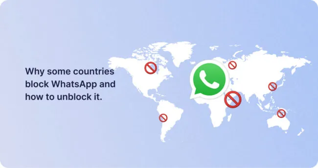 Unblock WhatsApp and Facebook Messenger in Arab countries