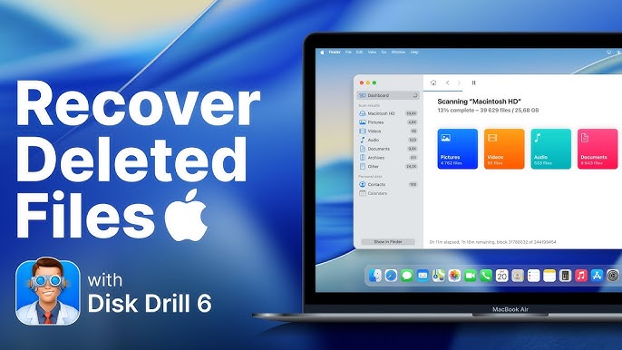 برنامج Disk Drill لاسترجاع الملفات المحذوفة