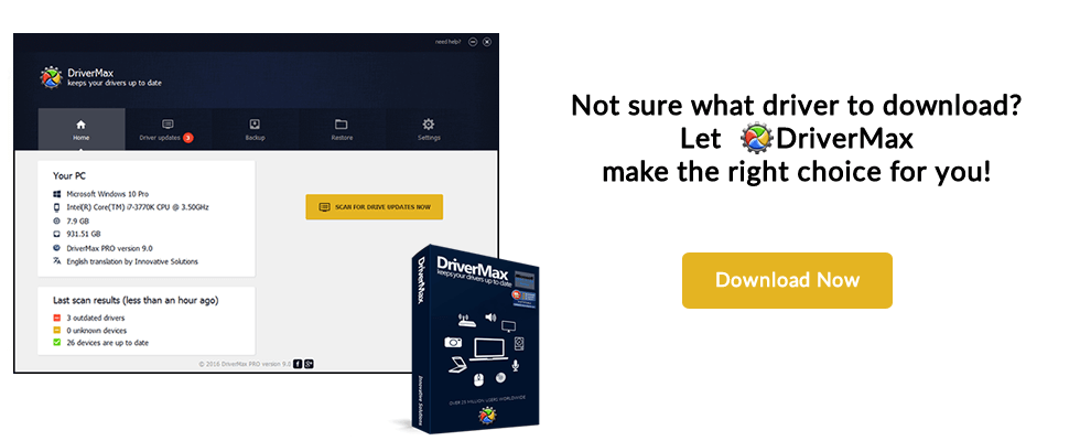 برنامج DriverMax لتحديث تعريفات الكمبيوتر