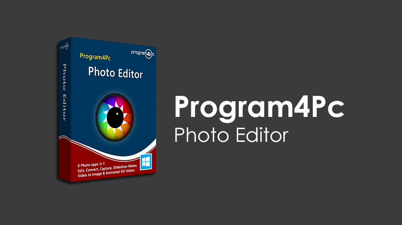 برنامج Program4Pc Photo Editor لتعديل الصور