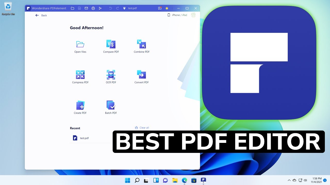 أفضل برامج تعديل ملفات PDF للكمبيوتر