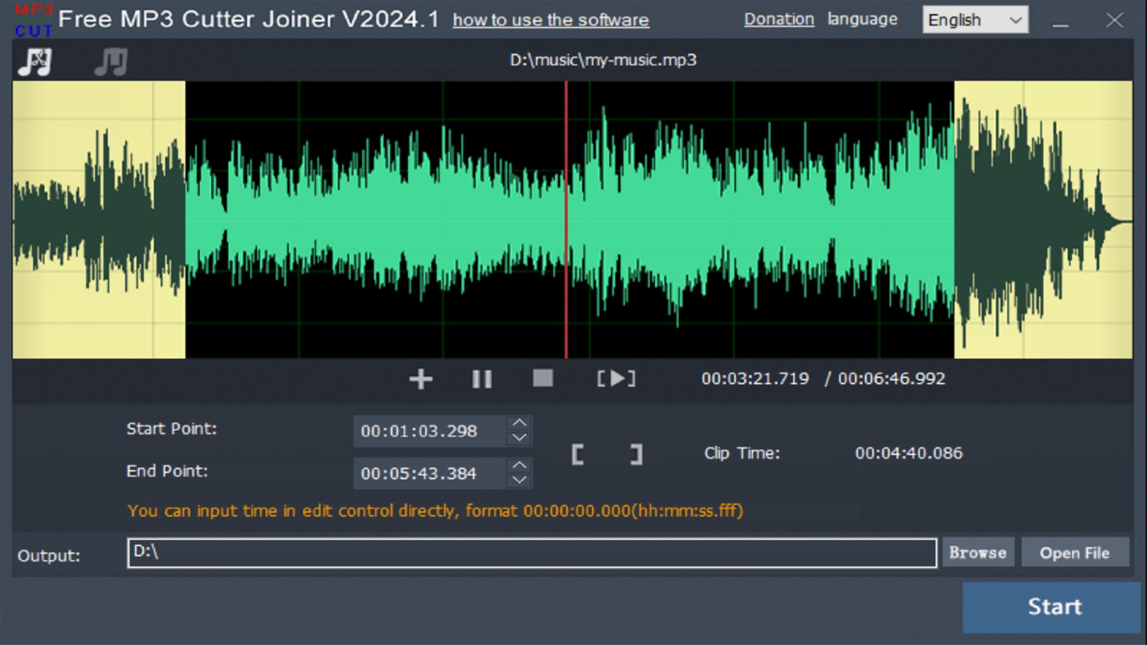 برنامج تقطيع الصوت MP3 Cutter للكمبيوتر والموبايل مجاناً