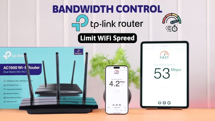 How to limit internet speed on a WE router