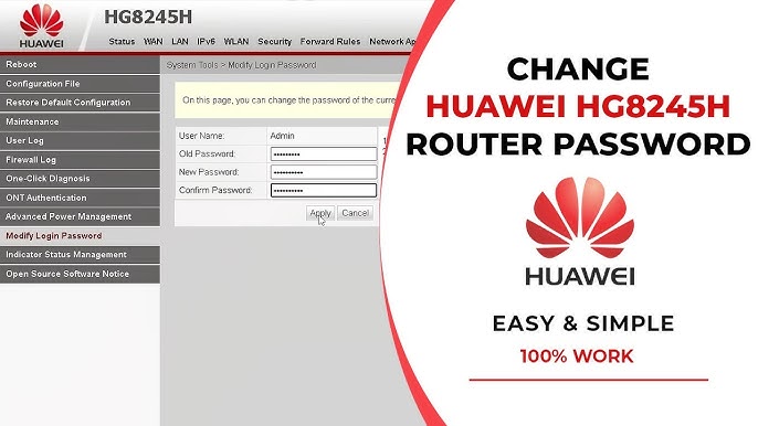 Router Login & Password Change