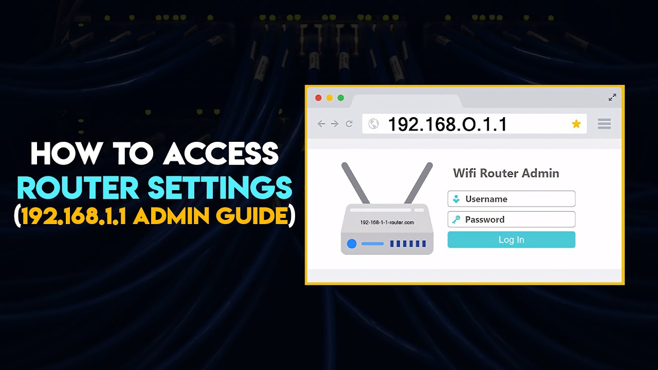 Router Settings Page & Password Change