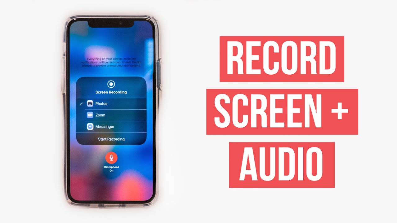 How to Record iPhone Screen with Audio