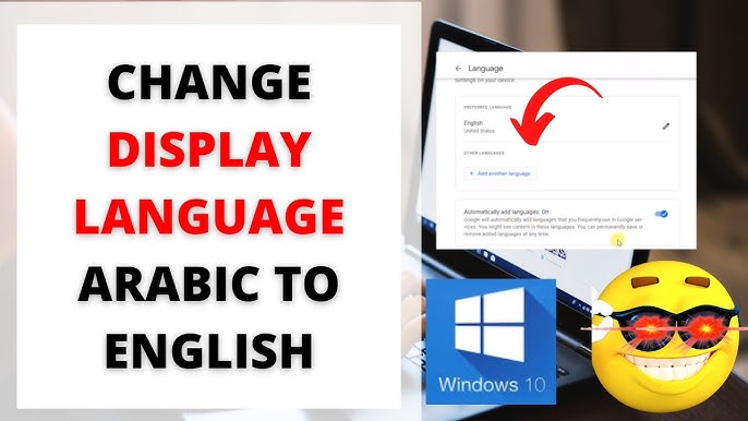 How to Change Windows 10 Language to Arabic