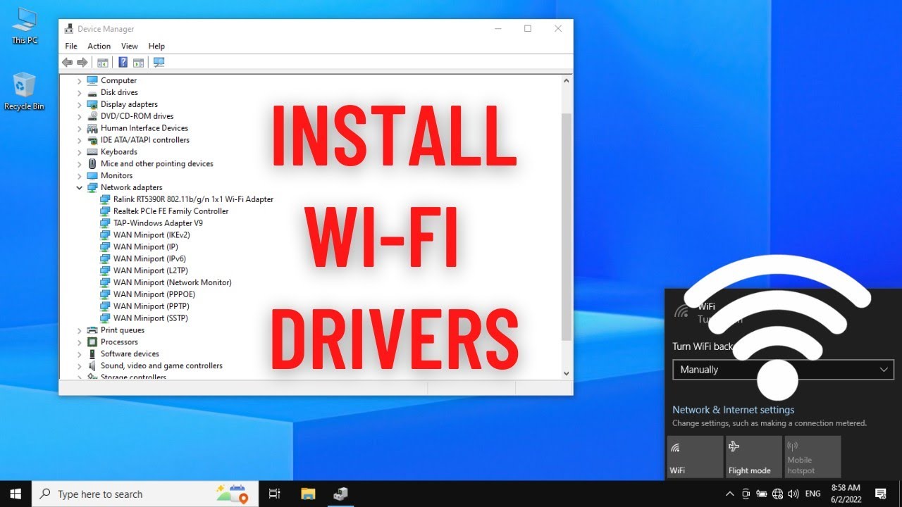 How to Install Wi-Fi Driver for Any Laptop