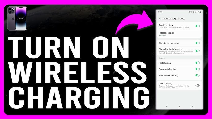 How to Activate Wireless Charging