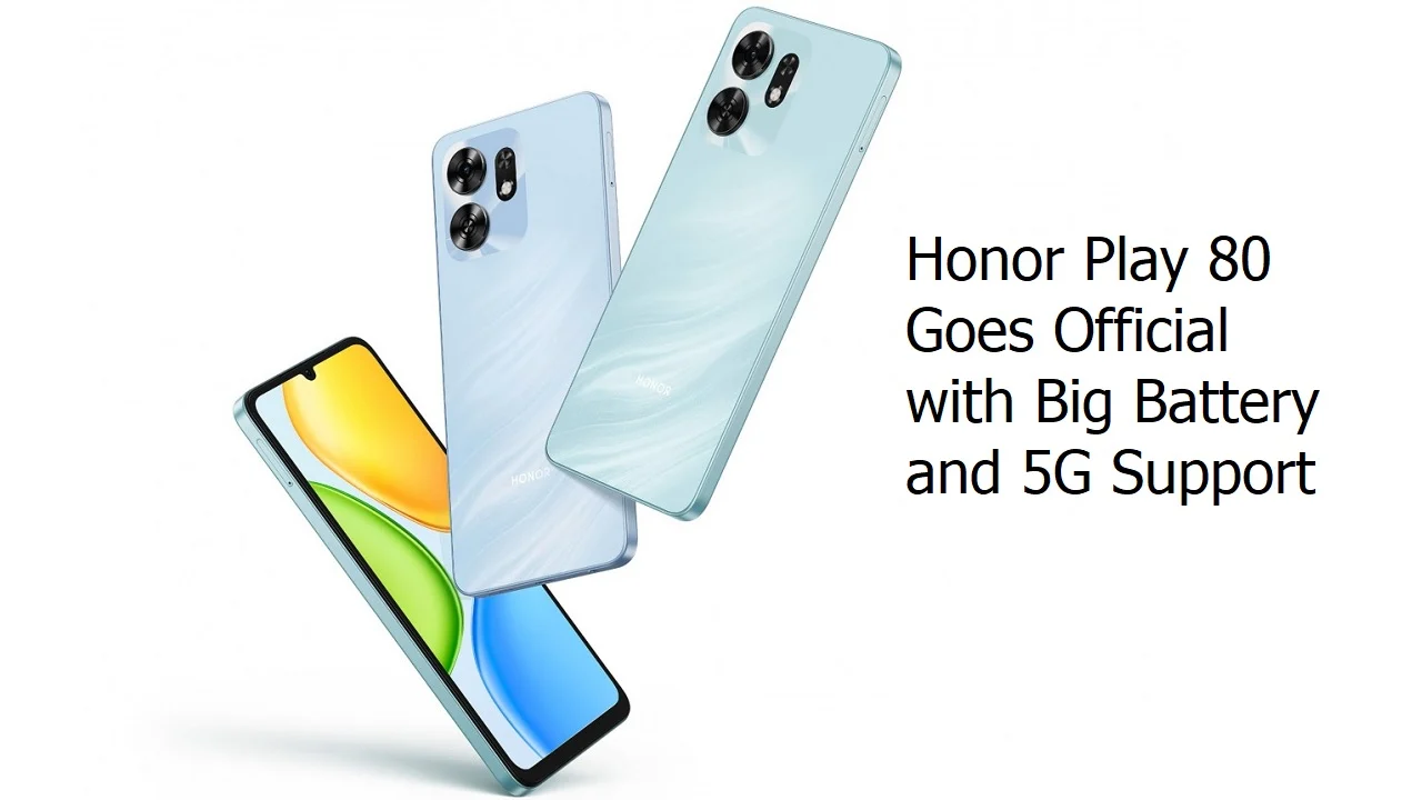 Honor Play 80 رسمياً في الصين