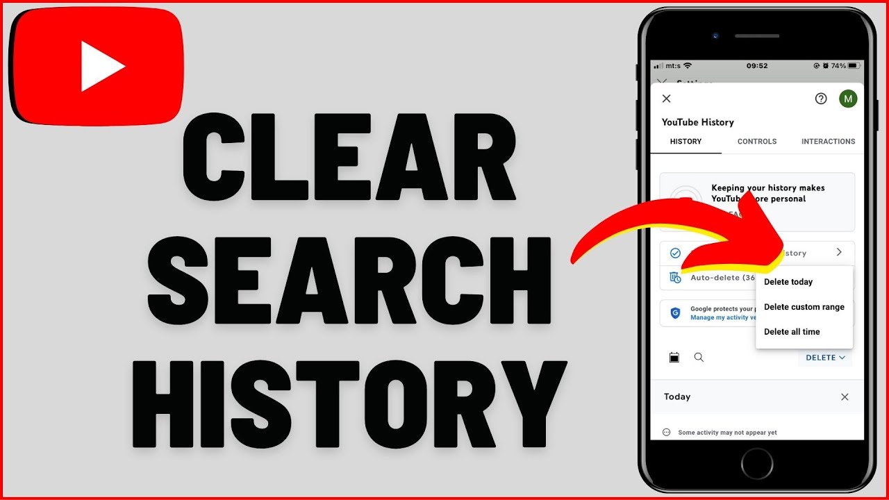 How to Delete YouTube Search History and Watch History