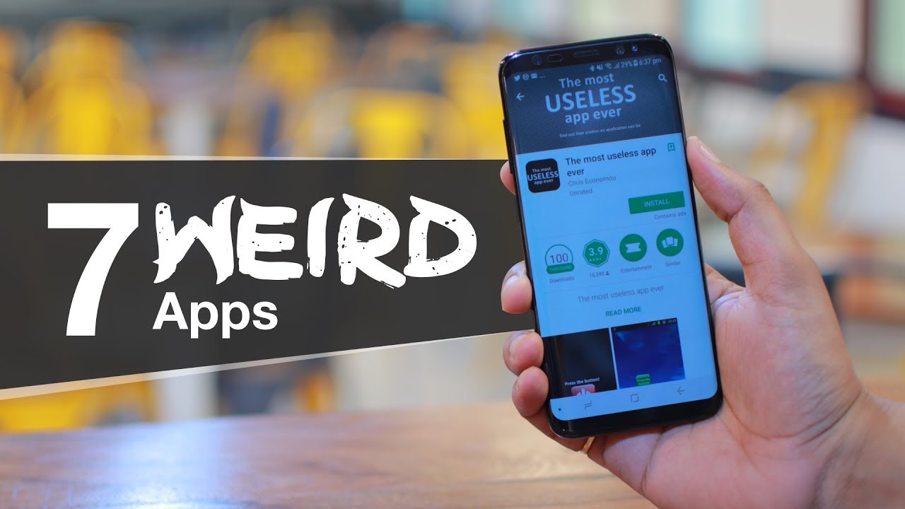 تطبيقات غريبة على هواتف الأندرويد