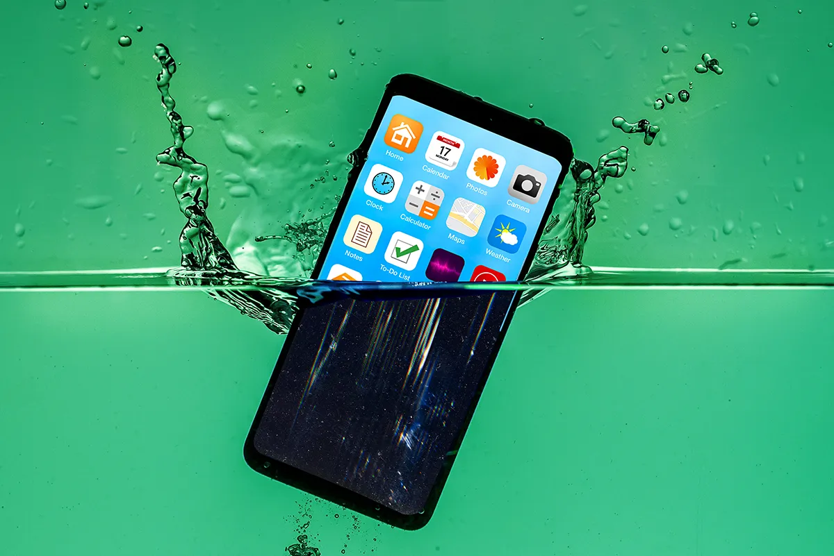 When your phone gets wet