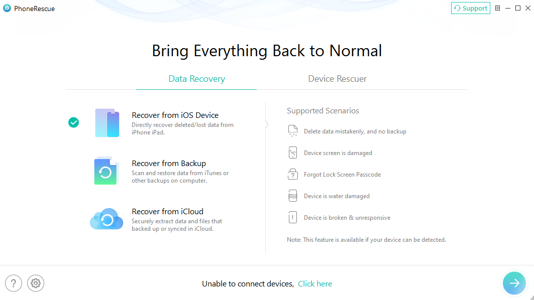 برنامج PhoneRescue
