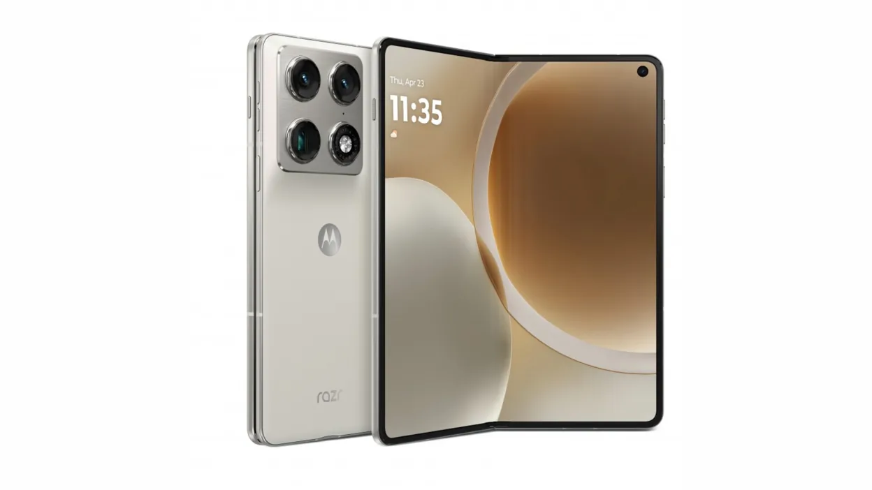 Motorola's First Book-Style Foldable