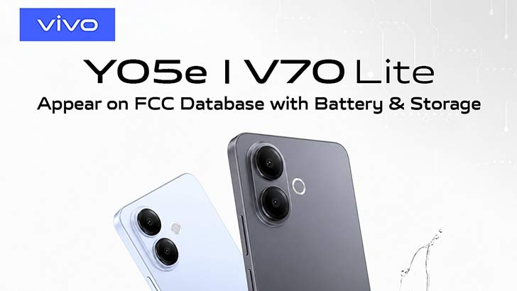 vivo V70 Lite 4G وvivo Y05e يحصلان على شهادة FCC