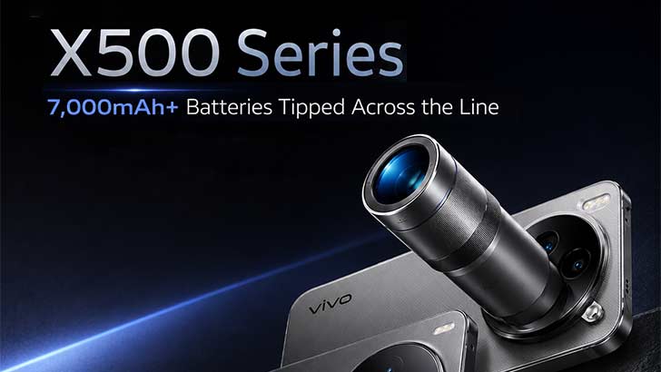 vivo X500 — 7,000mAh as Minimum for All Models