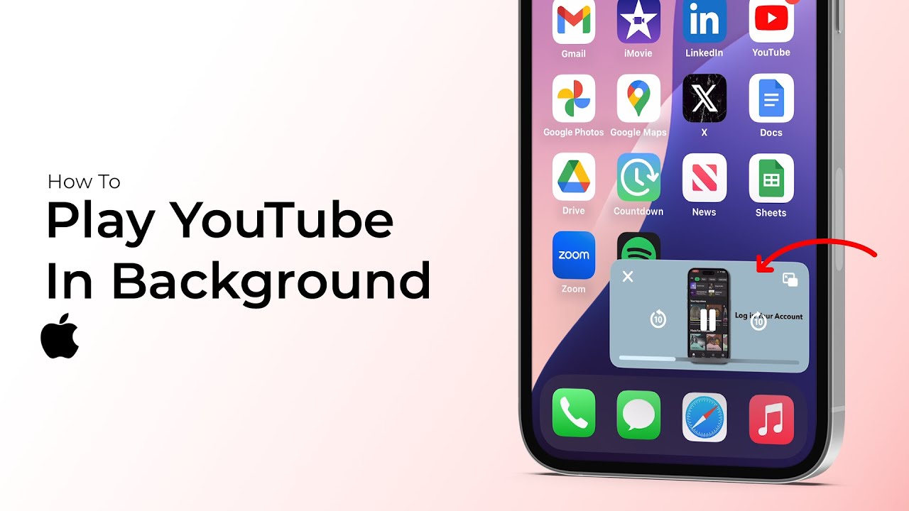 Play YouTube in Background on iPhone