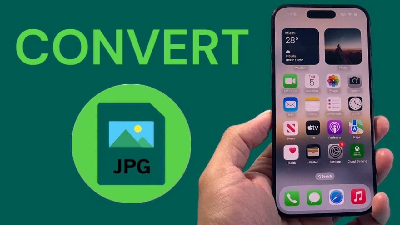 Convert Images to JPG on iPhone