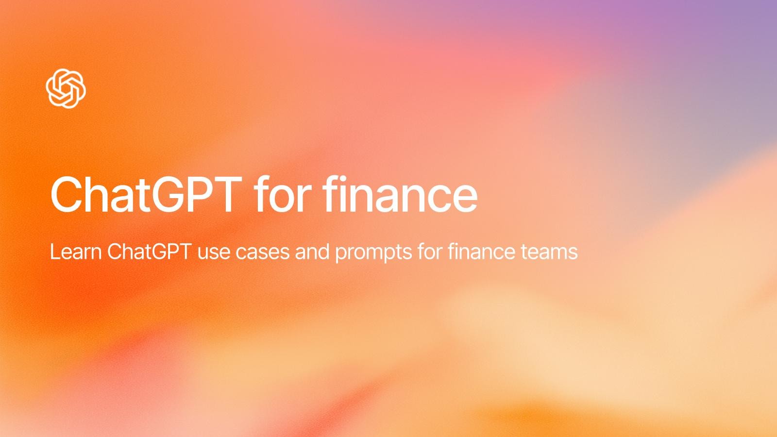ChatGPT Finance — OpenAI Launches Bank Account Linking With AI