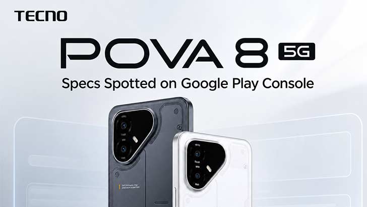 Tecno Pova 8 5G Appears on Google Play Console