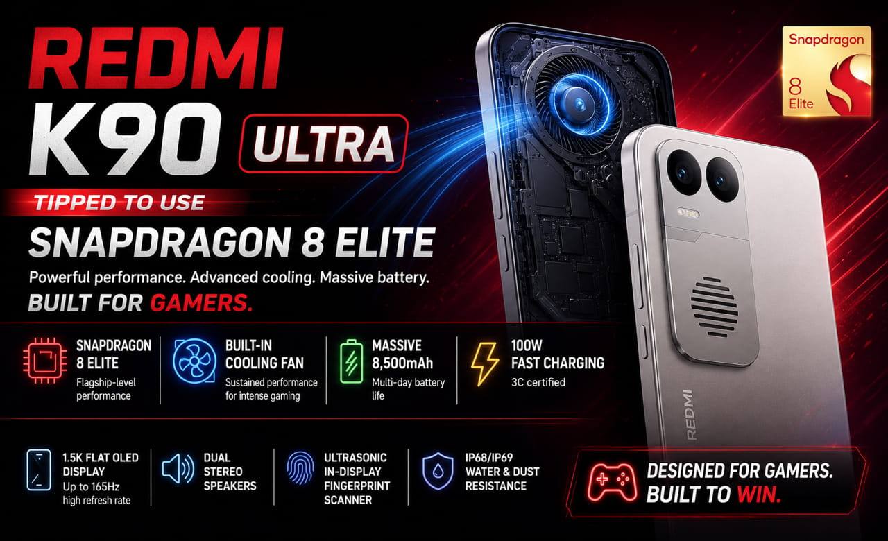 Redmi K90 Ultra Coming in June 2026