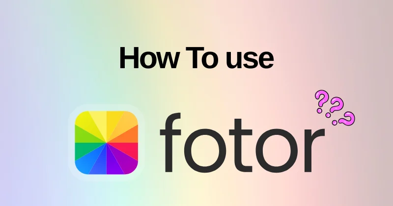 شرح موقع فوتور Fotor