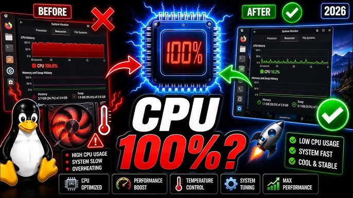 إصلاح ارتفاع استخدام CPU بمراقب الموارد